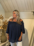 Blouse model Nonna navy
