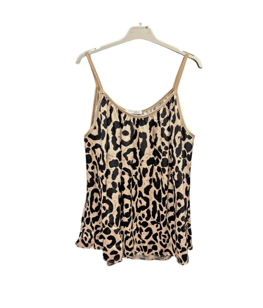 viscose leopard print top