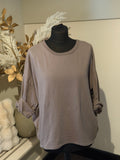 Sweater model  Napels taupe