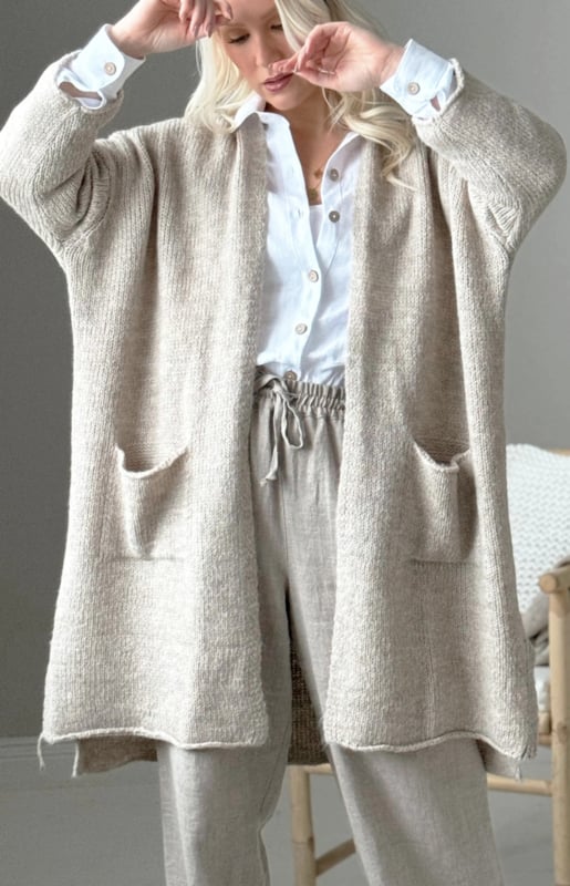 BYPIAS  BOHEMIANA  VEST WILONA BEIGE