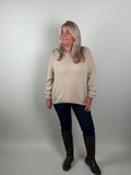 comfy trui model Vintage biscotto