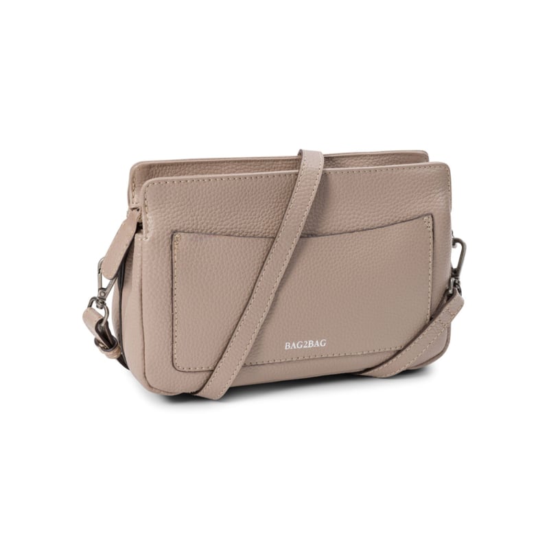 Bag2Bag lederen tas Narvik Beige