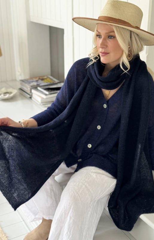 BYPIAS , ISADORA VEST NAVY