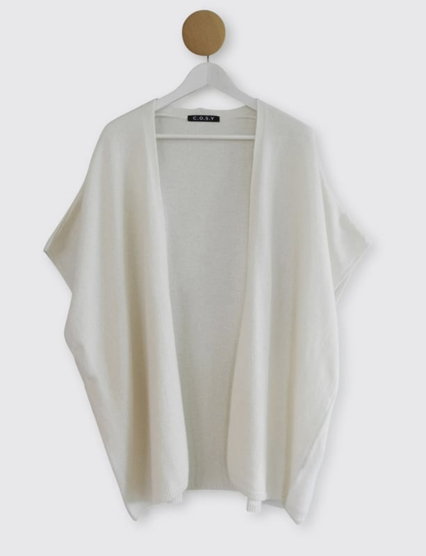 Sjaalmania Cosy Cardigan Creamy White