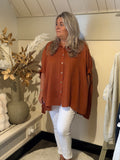 Linen blouse Debby terra