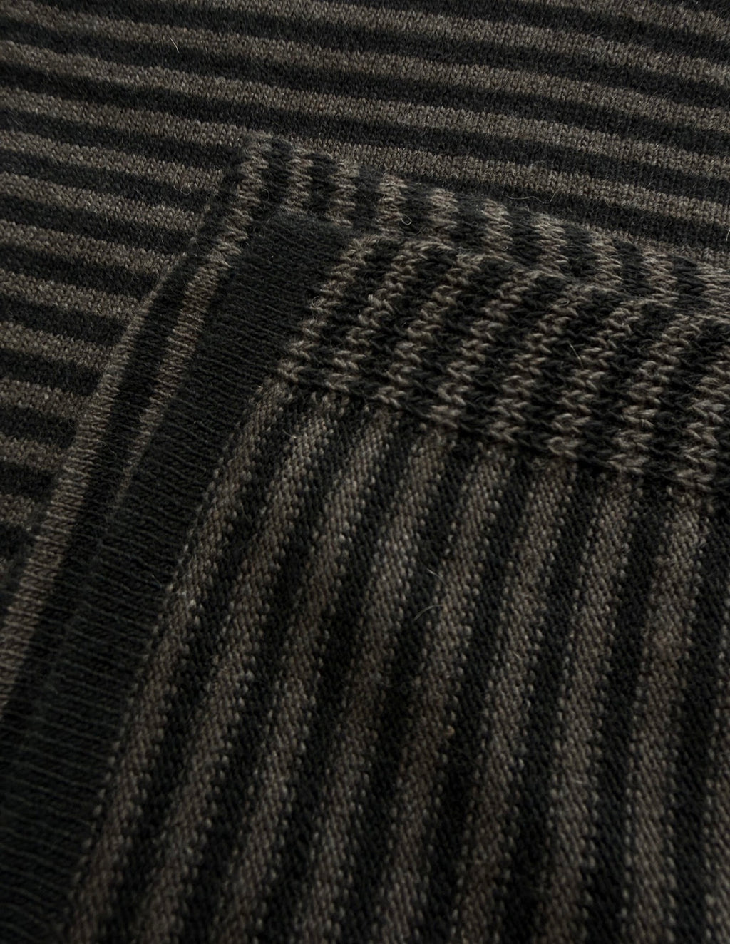 Scarfmania Cozy Chic Scarf Stripes Solid Black Light Sand
