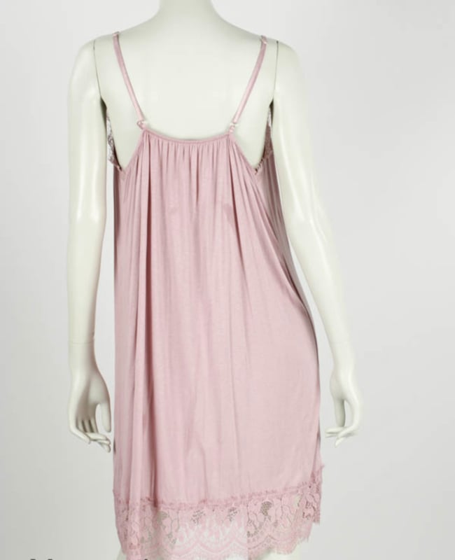 Basic Jurk Capri Roze