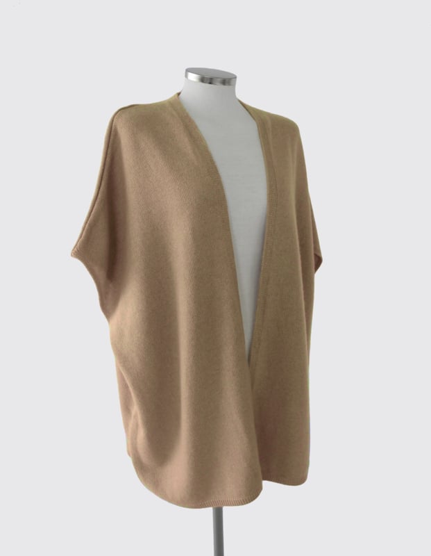 Sjaalmania Cosy Cardigan Camel Beige