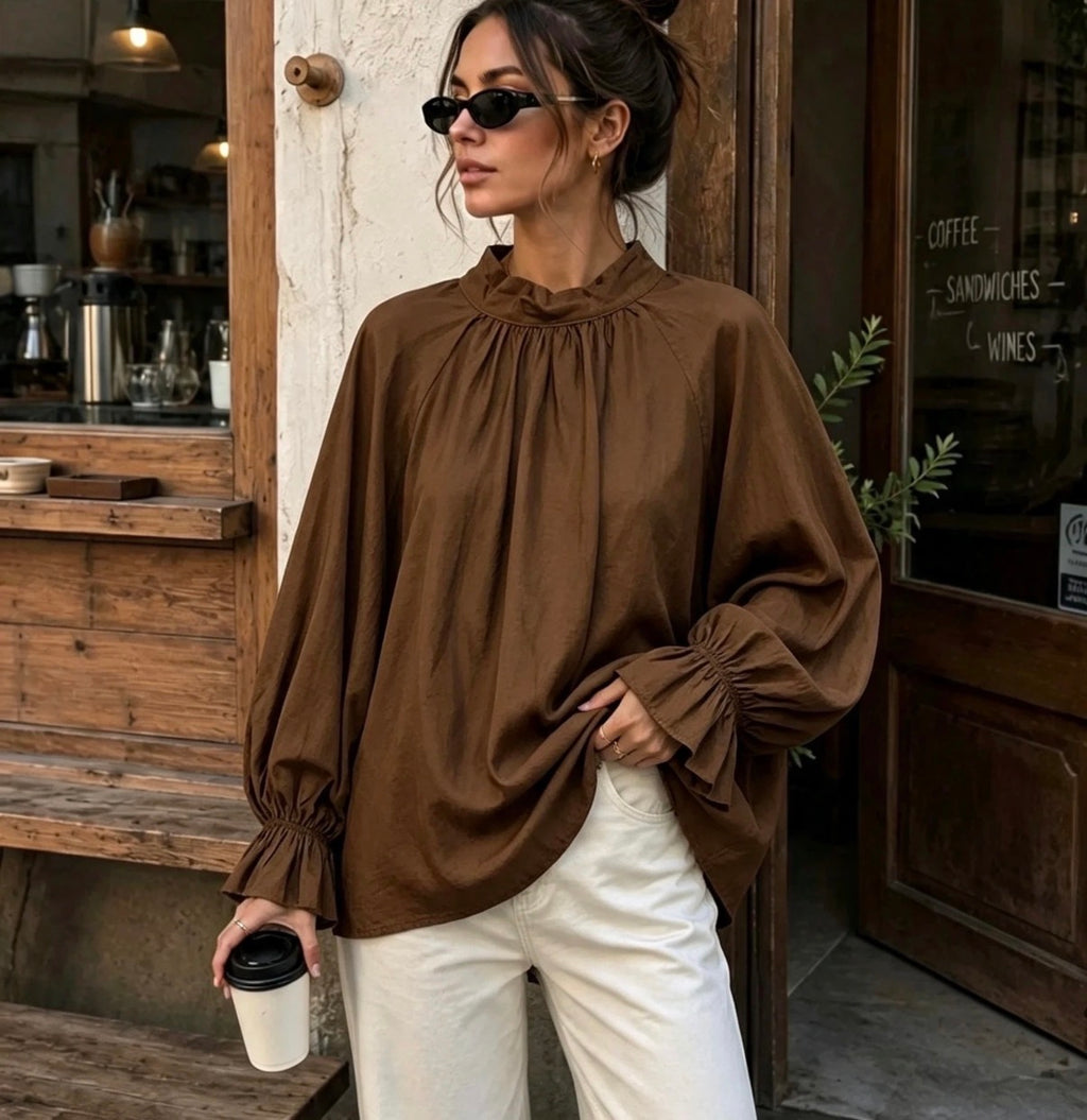 blouse Clavo in brown