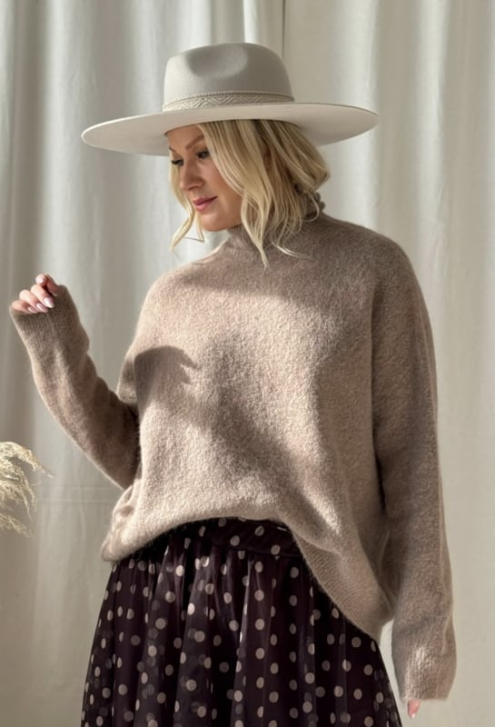 BYPIAS KATARINE ALPACA TRUI MOCCA