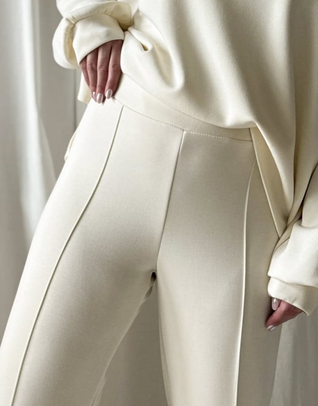 BYPIAS BOHEMIANA  BROEK FERNI OFF WHITE