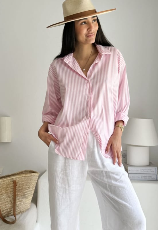 BYPIAS BOHEMIANA BLOUSE CLASSICAL PINK