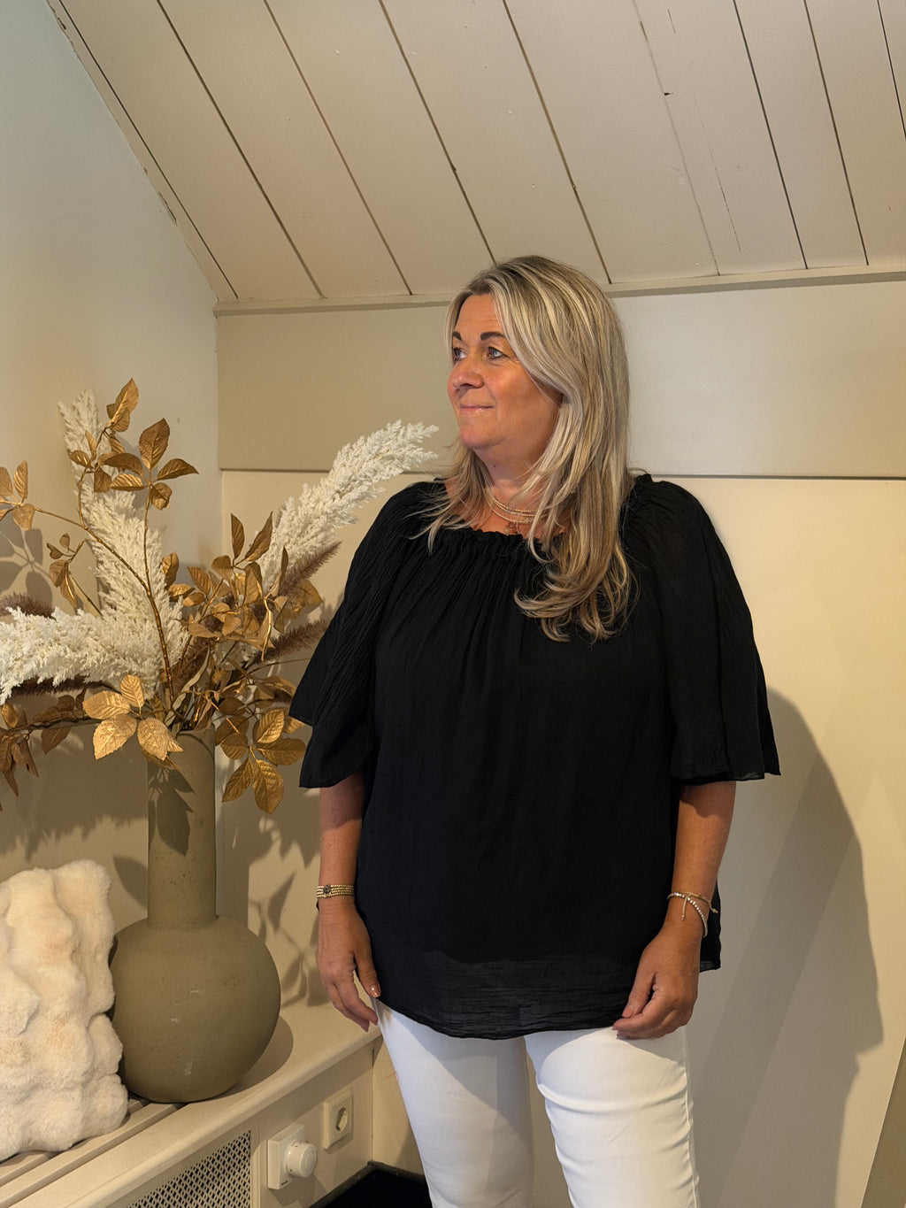 Blouse model Nonna zwart