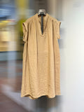 Linnen jurk model pom Camel