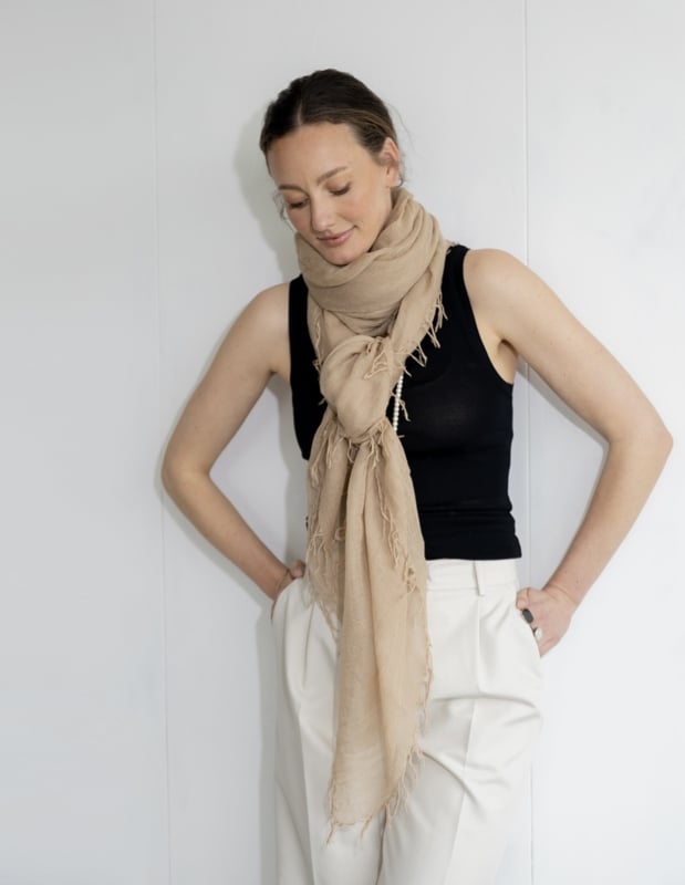 Sjaalmania Cosy Cashmy Sesame