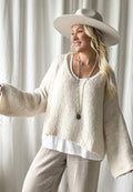 BYPIAS BOHEMIANA PHILO KNIT OFF WHITE