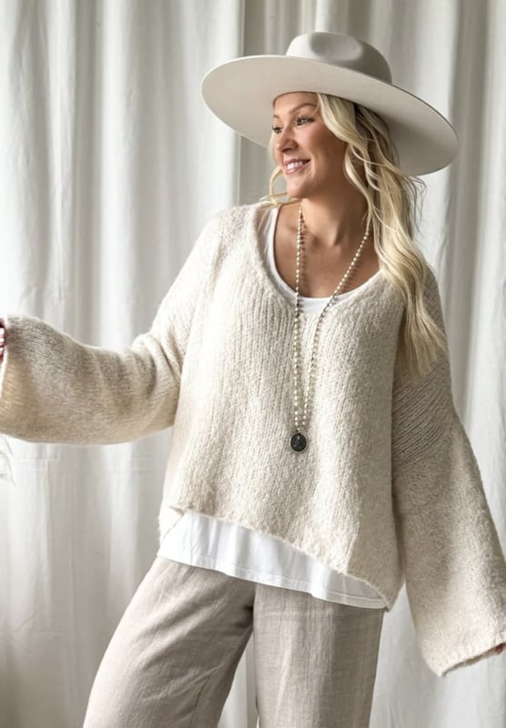 BYPIAS BOHEMIANA PHILO KNIT OFF WHITE