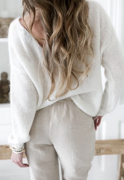 BYPIAS LINNEN CHINO NATUREL