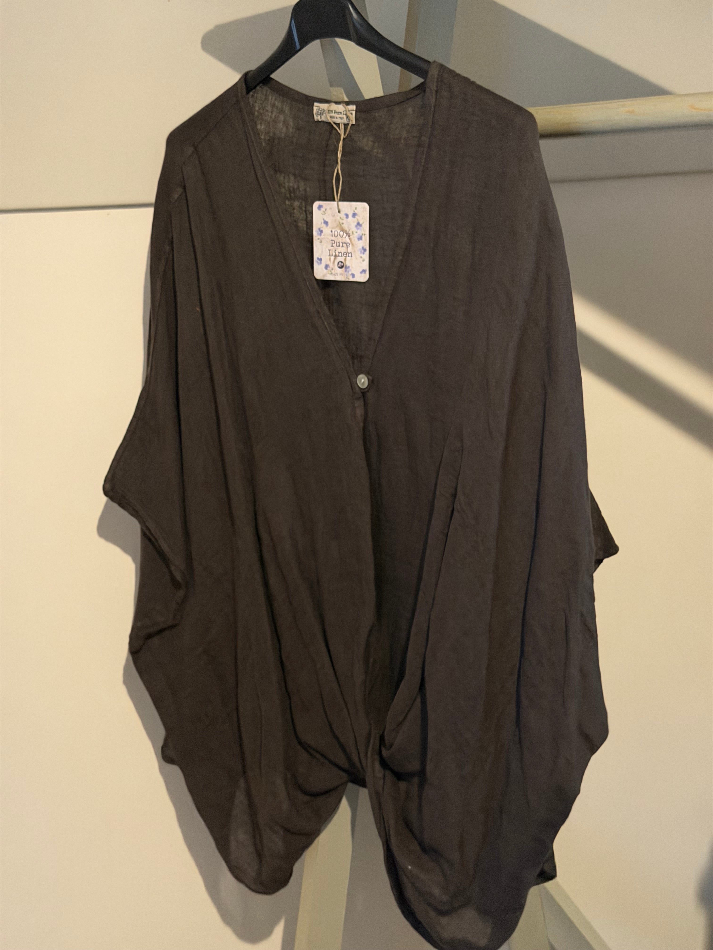 Linen blouse Logan white