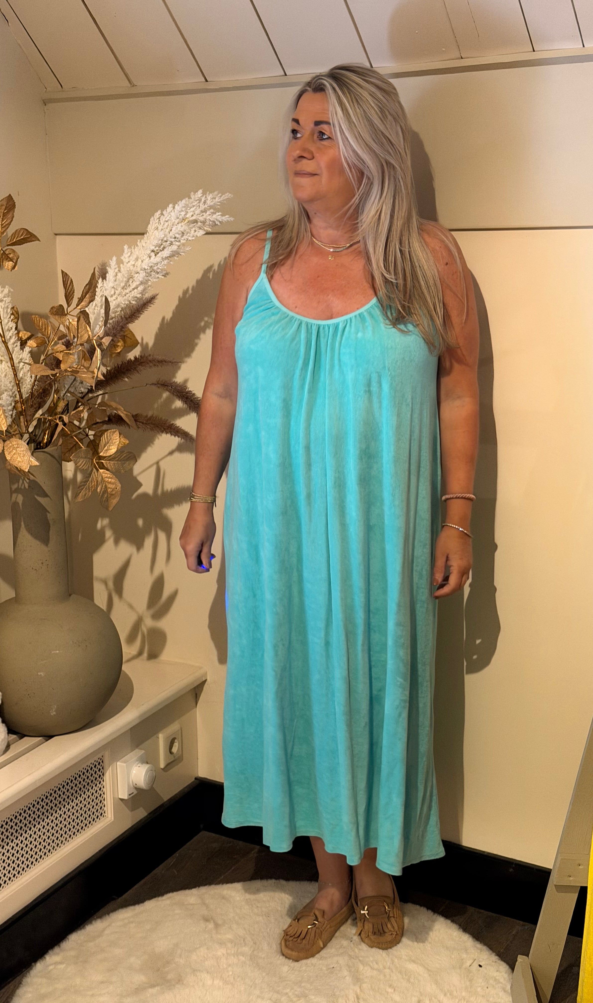 Beachdress model Terry turquoise