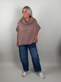 sleeveless trui model pina Taupe