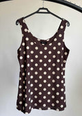 Basic top Dot in Brown