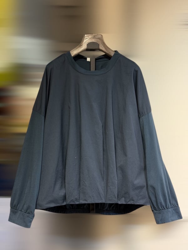 COTTON BLOUSE PIPA NAVY