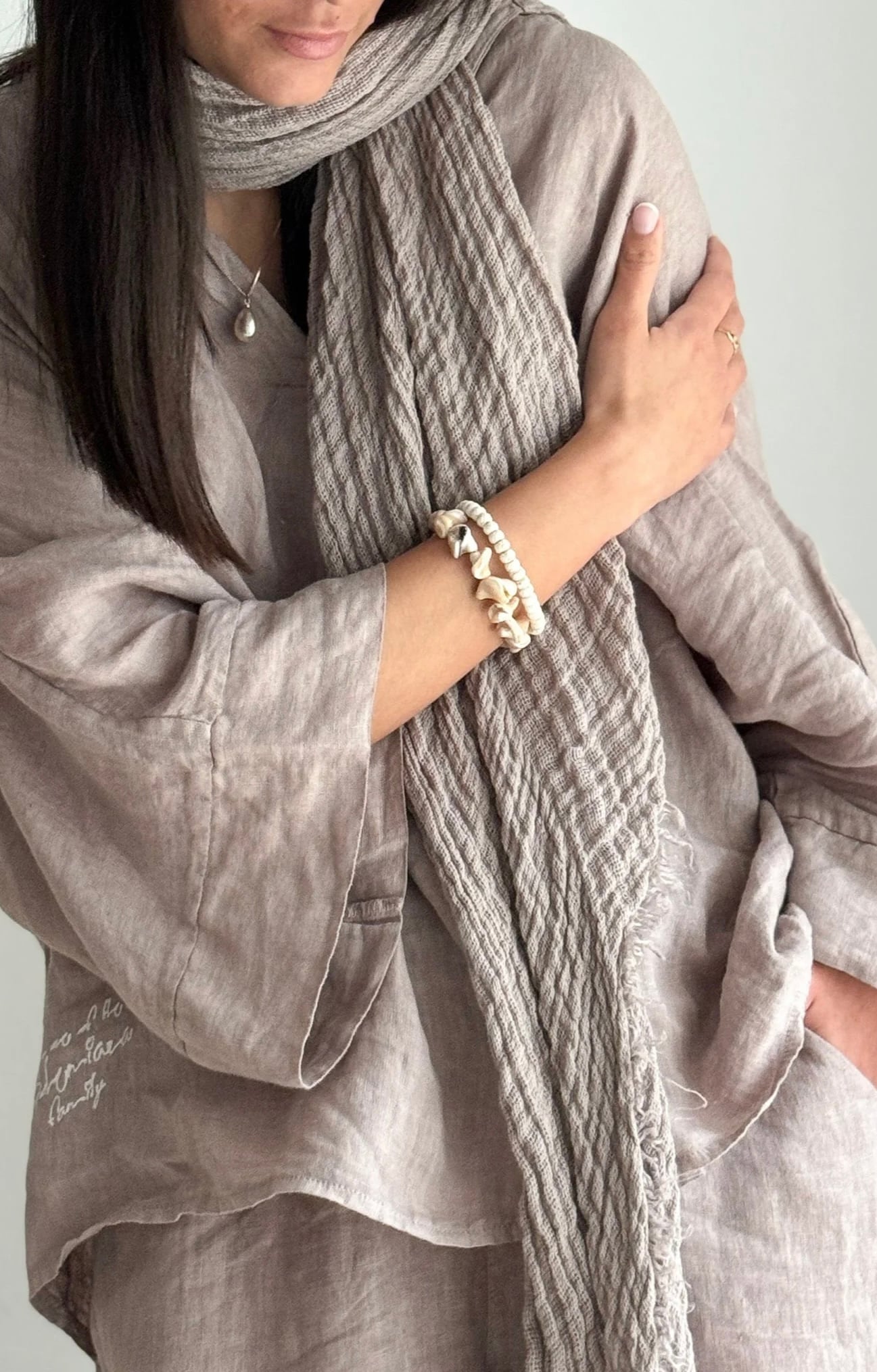 BYPIAS BOHEMIANA  BOHO MESH SILVERPINK