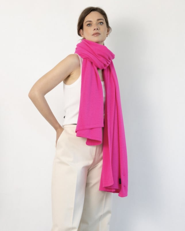 Sjaalmania Cosy Chic Sjaal Neon Pink