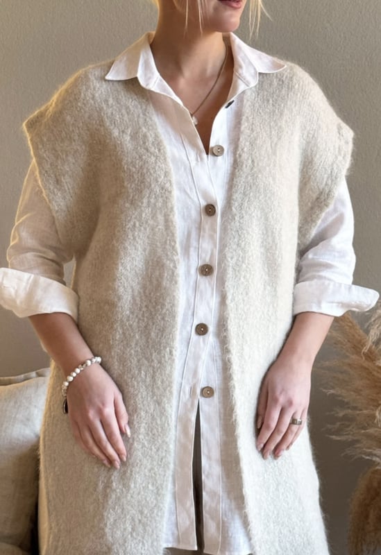 BYPIAS BOHIEMIANA. AMBIENTE VEST BEIGE