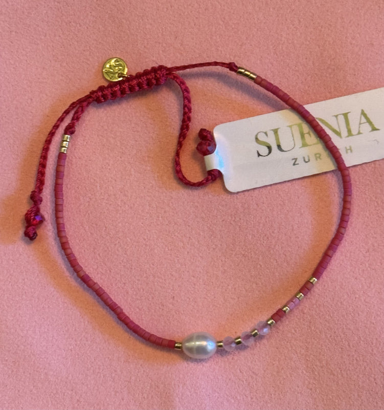 SUENIA ZURICH B12 ARMBAND CERISE GARDEN