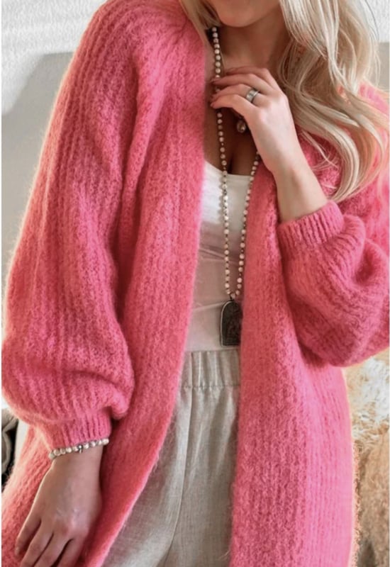 BYPIAS BOHIEMIANA. JACKET BONITA MIAMI PINK