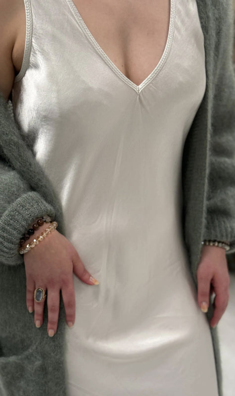 BYPIAS BOHEMIANA ROSALEA VISCOSE UNDER DRESS BEIGE