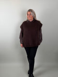Mohair Spencer Daan Chocolade