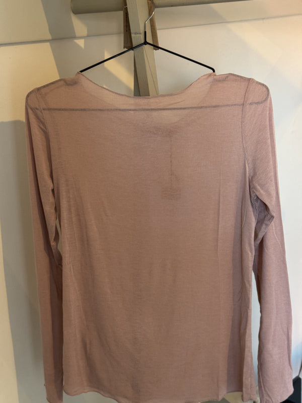 BASIC SOFT CASHMERE TOP ANTICA ROZE