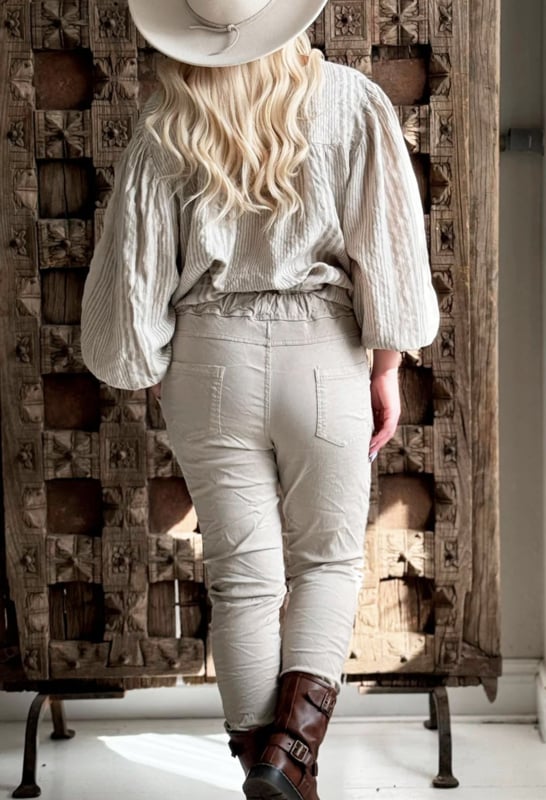 BYPIAS STRETCH JOGGERS CASHMERE