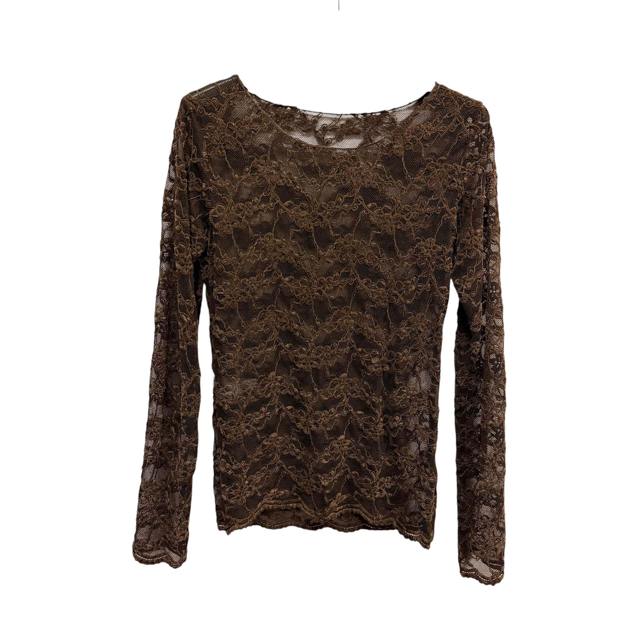 Stretchy Lace top Toffee