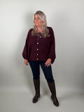 Vest model Eloise Bordeaux