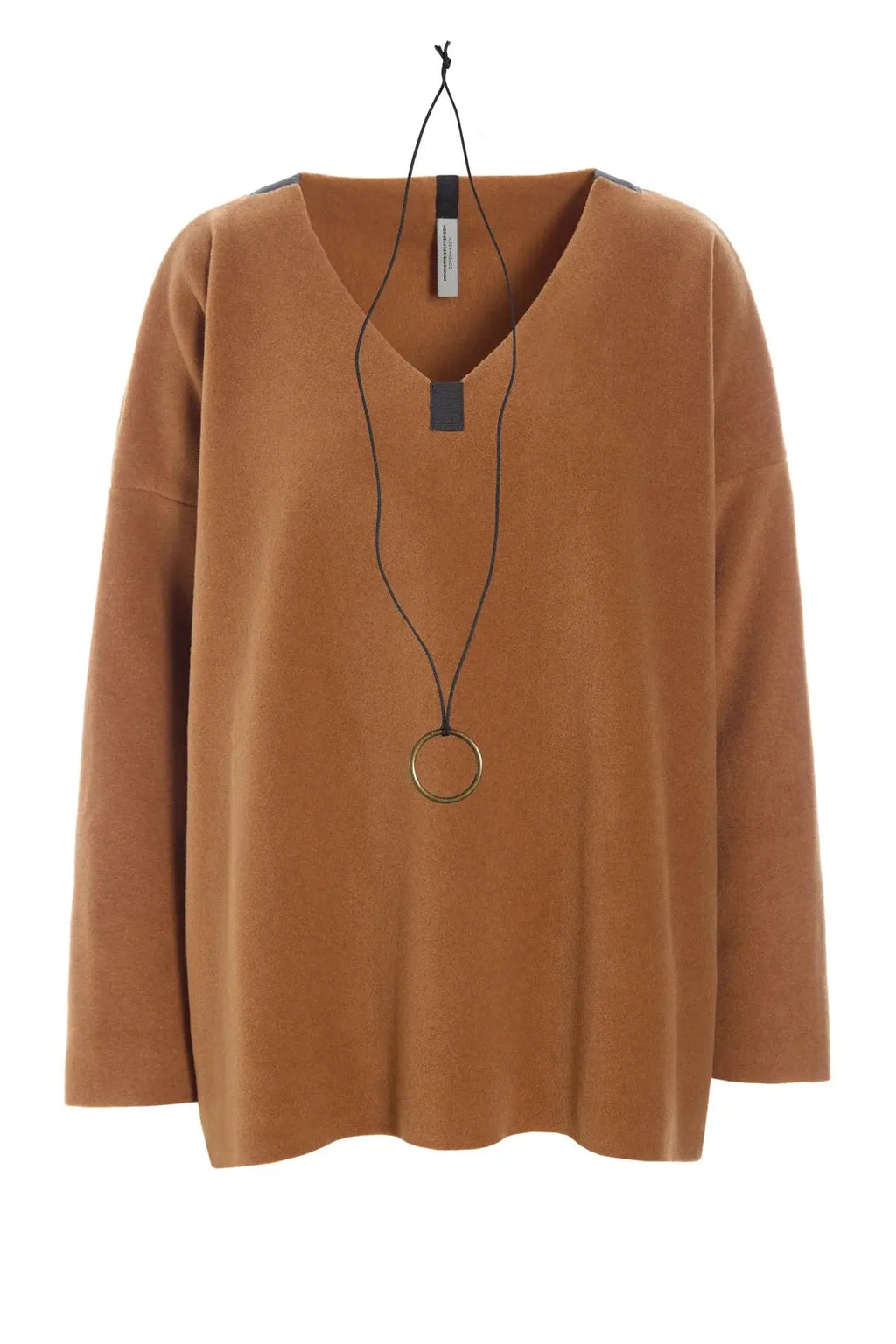HSCPH v-neck sweater rust Classic Beauty & Fashion
