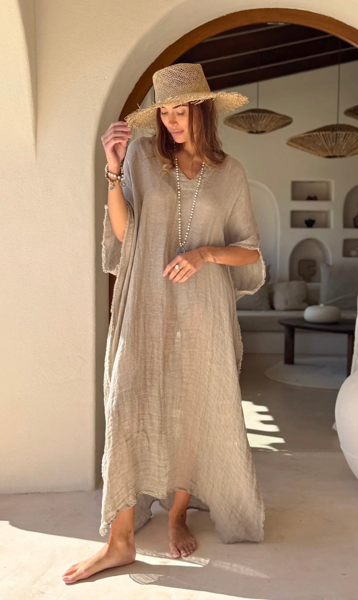 Bypias Bohemiana kaftan Esme Cashmere