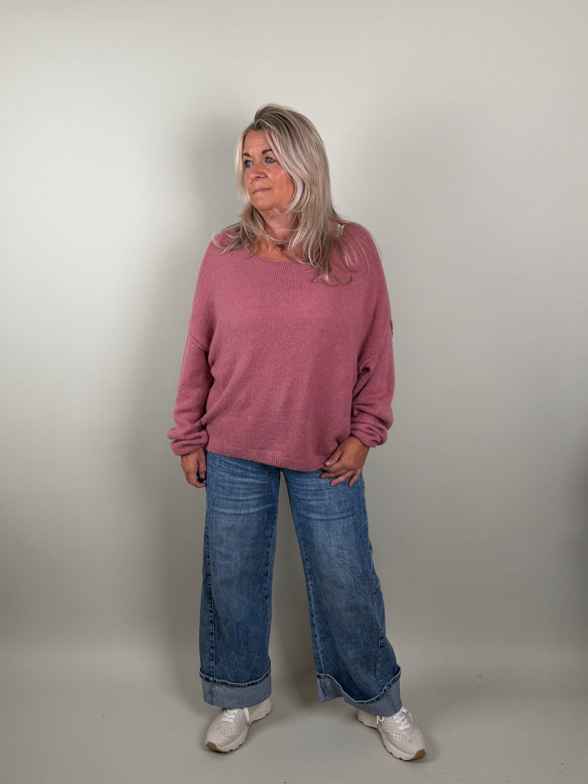 comfy trui model Vintage Rosato