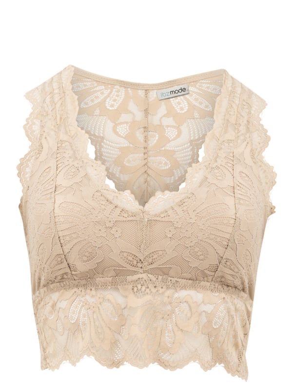 Bralette Lace Taupe