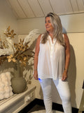 Cotton blouse Milan white