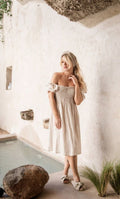 BYPIAS Shannon dress naturel