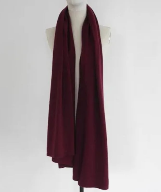 Sjaalmania Cosy Travel Light Wrap Burgundy