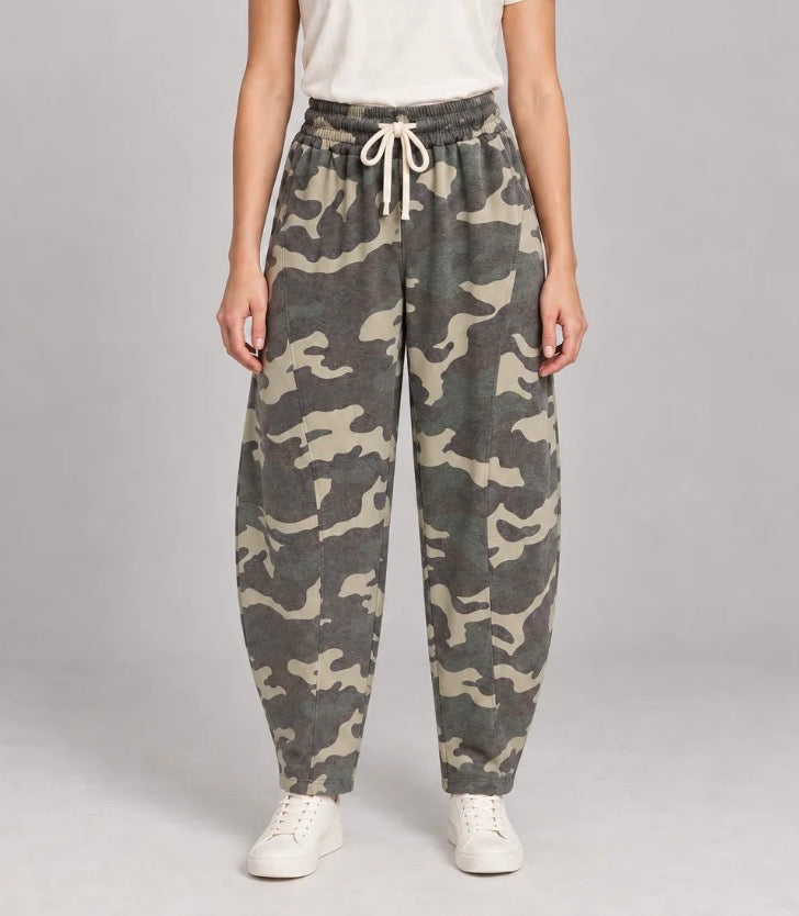 Balloon Jog Pants Camo Army