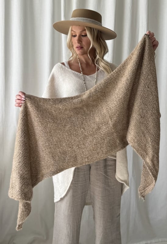 BYPIAS MEA SCARF CARAMEL