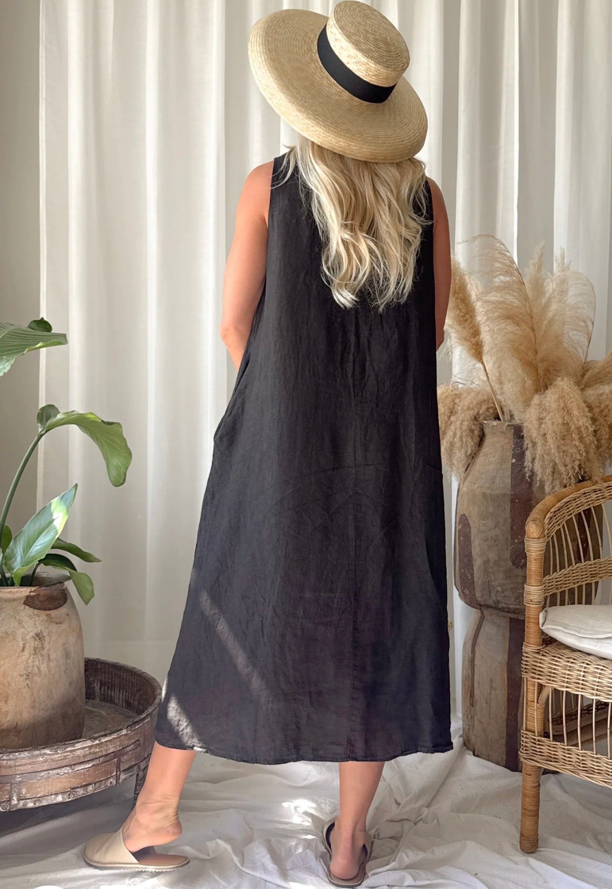 BYPIAS BOHEMIANA DRESS MILA BLACK