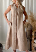 BYPIAS BOHEMIANA DRESS MILA SAFARI