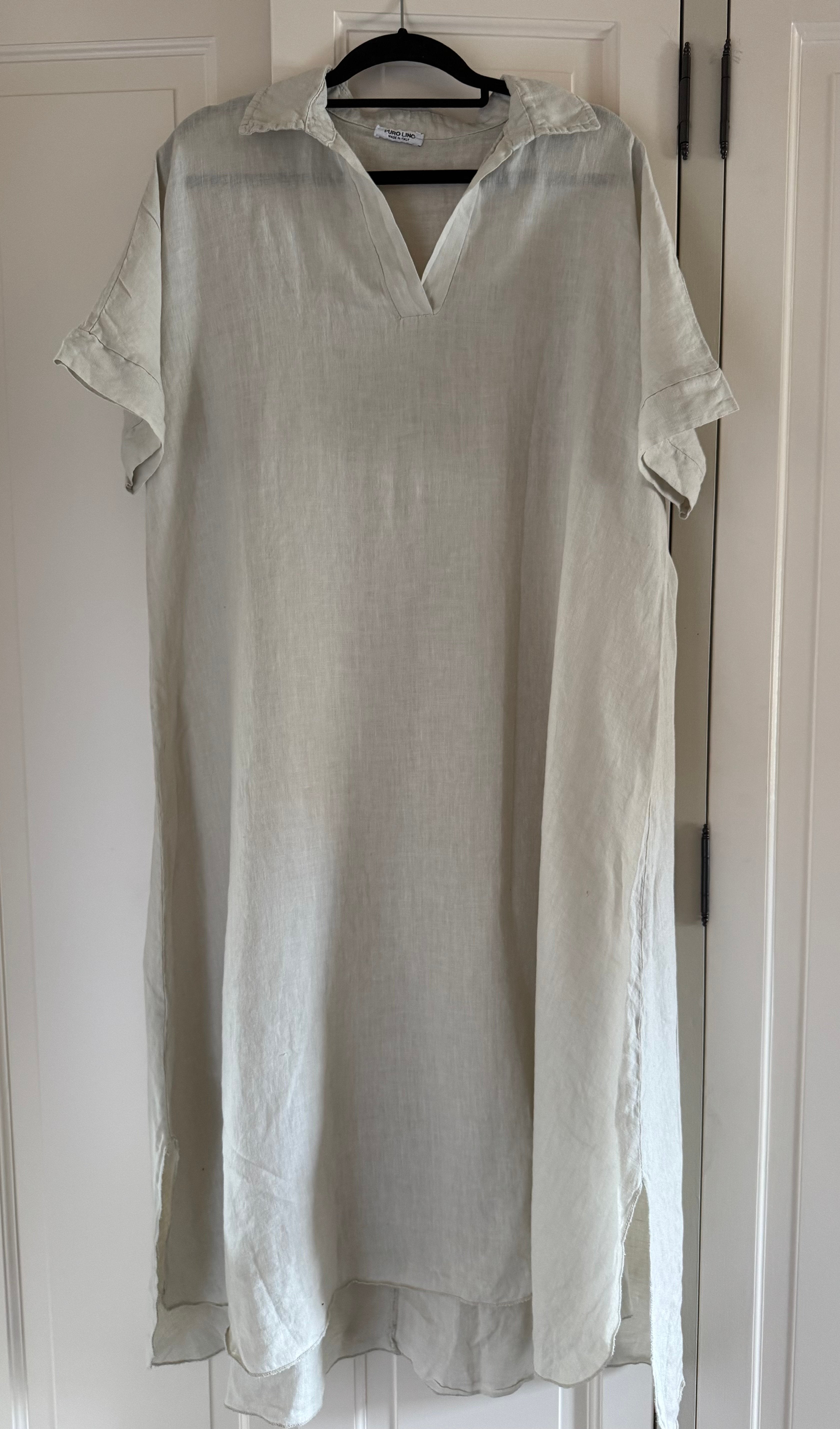 Linnen Jurk Joan Beige